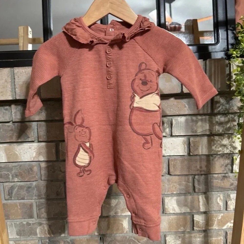 Disney Baby Winnie the Pooh Long Sleeve Romper 0/3 months